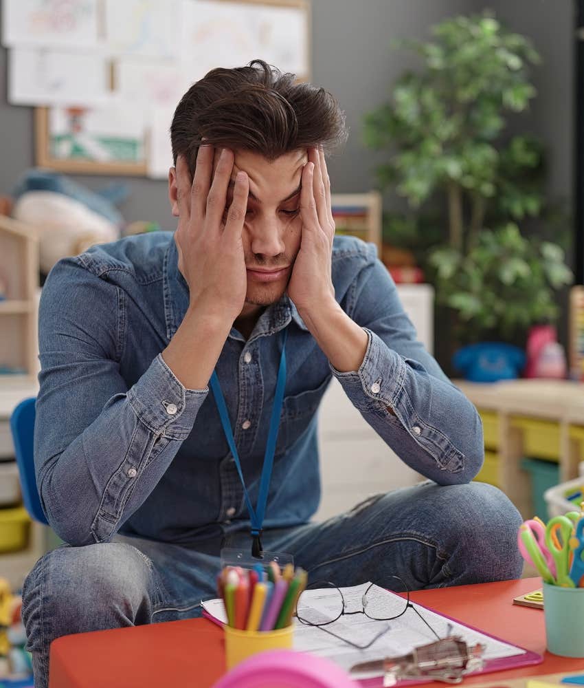 stressed teacher quitting student apathy