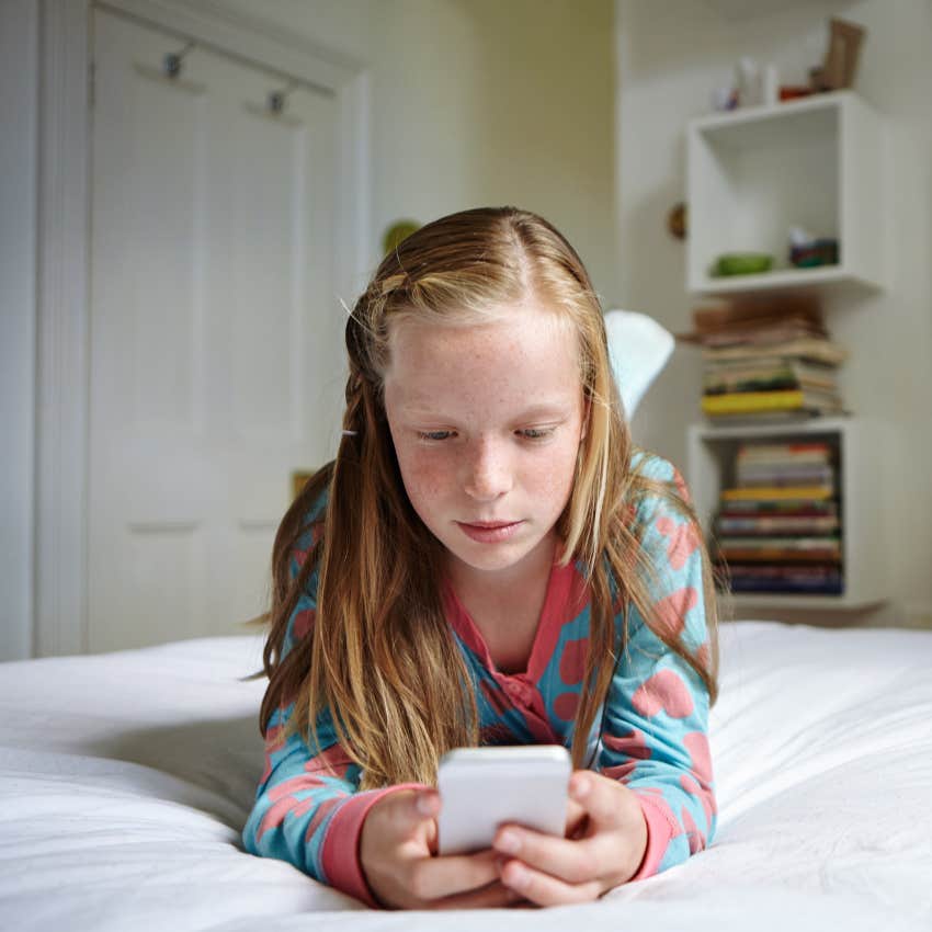 Little girl struggles to learn in class because of screen time