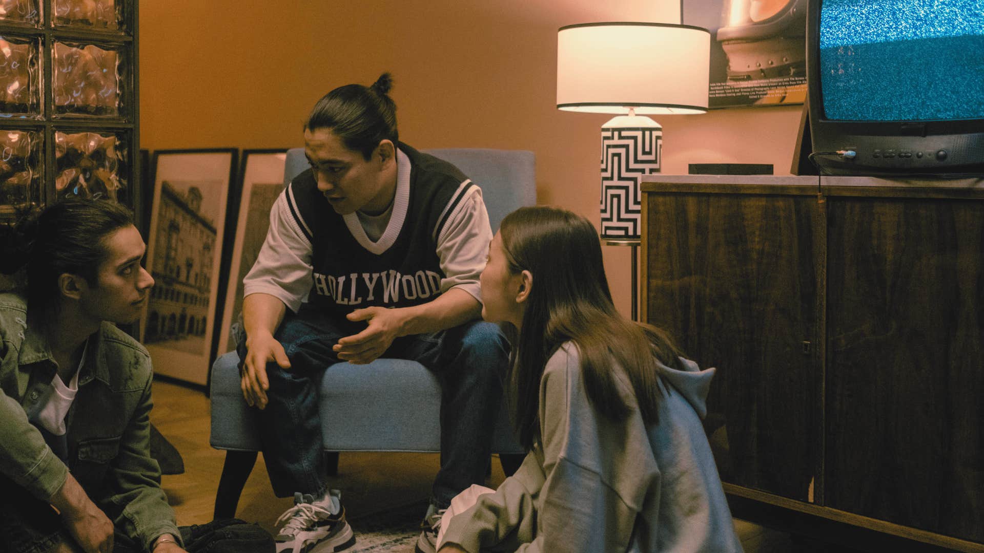 teenage friends hanging out