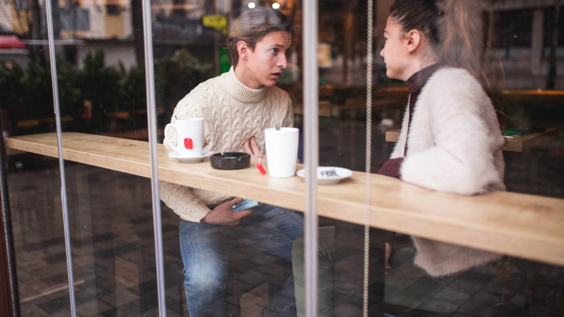 couple ending things with an honest conversation