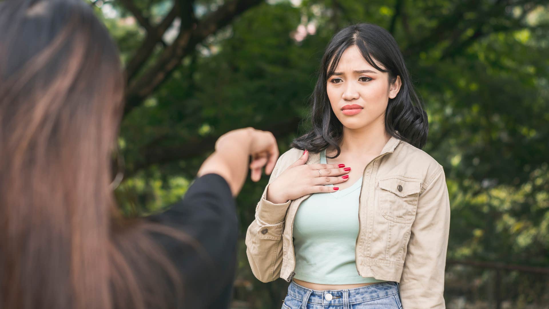 woman offended after someone commented on her body