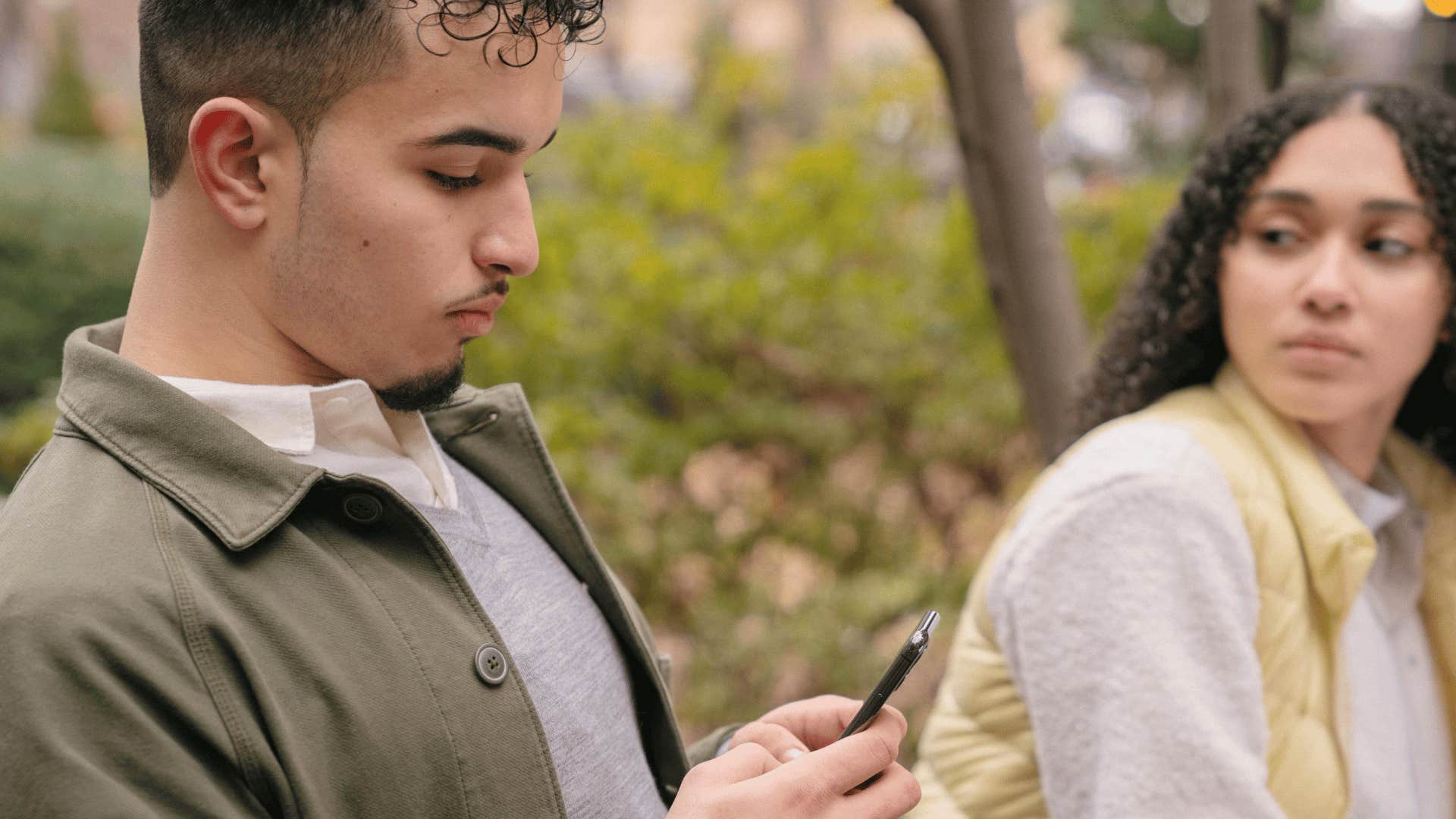 unapologetic boyfriend deciding they're better than you