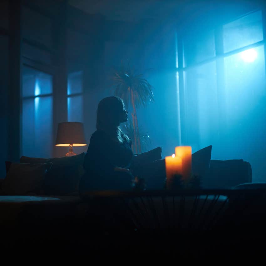 Woman taking care of herself with the powerful tool of the moon's phases