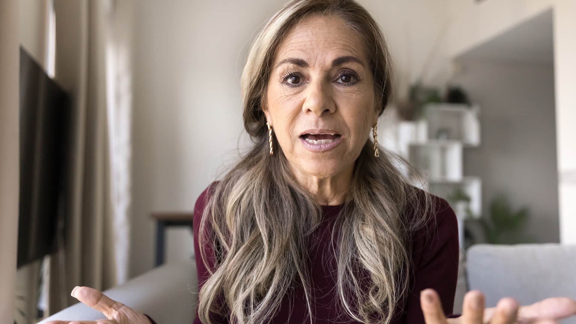 woman arguing and refusing to offer small favors