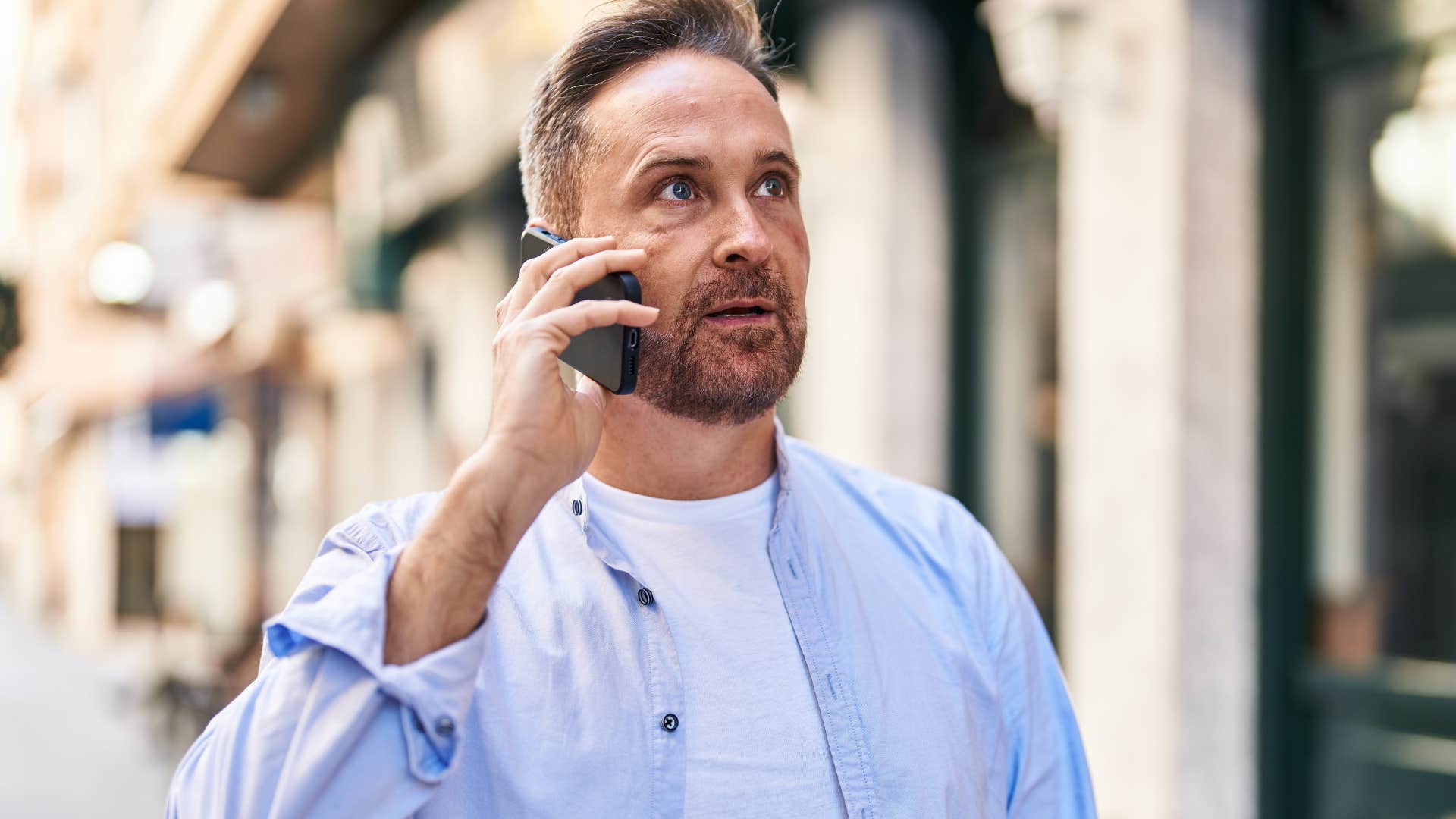 emotionally lazy man who rarely checks in on loved ones on the phone