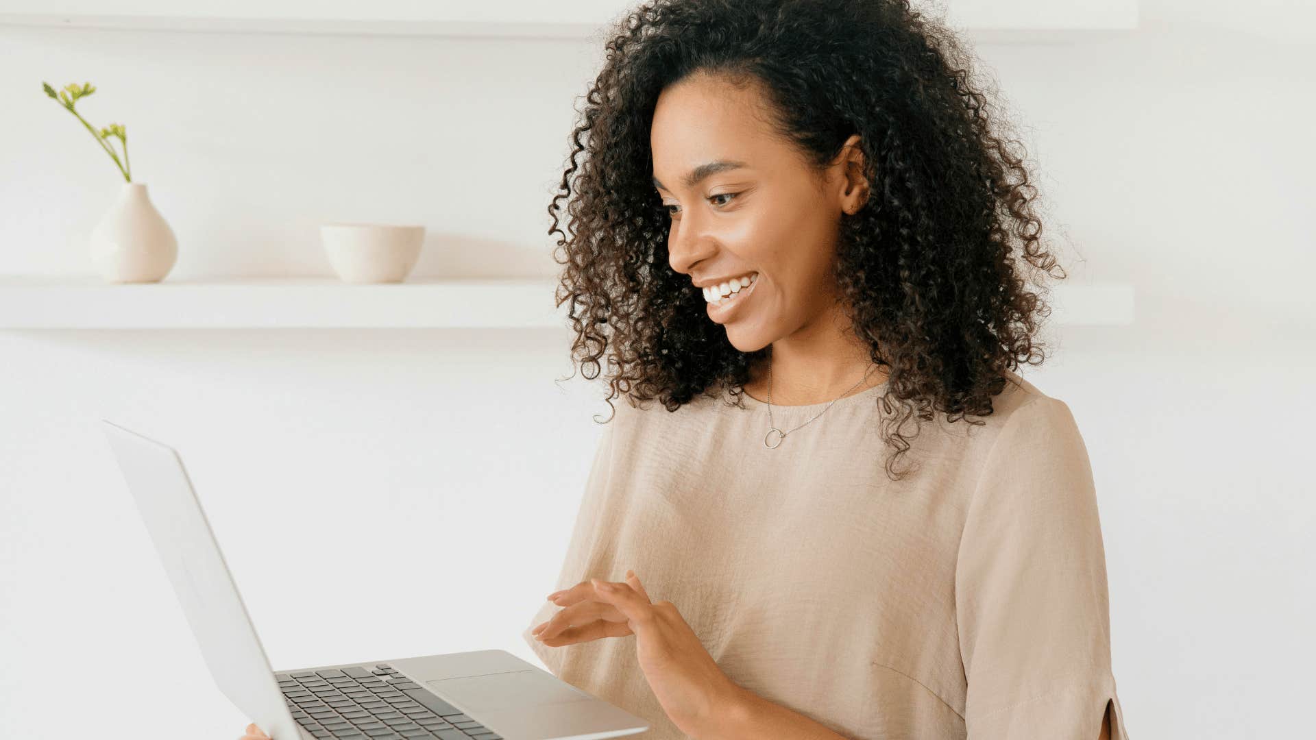 woman giving herself credit is a habit of smart people