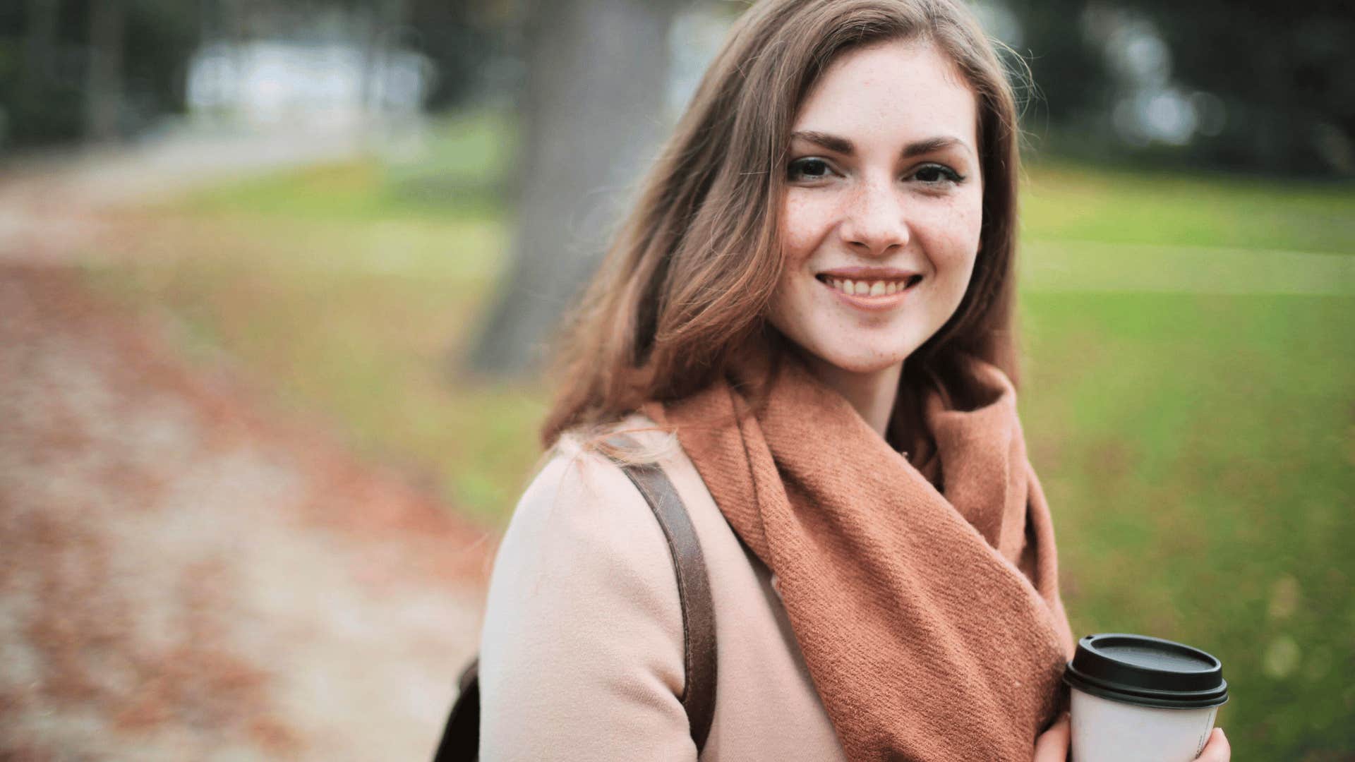 woman going to her happy place to keep from spiraling