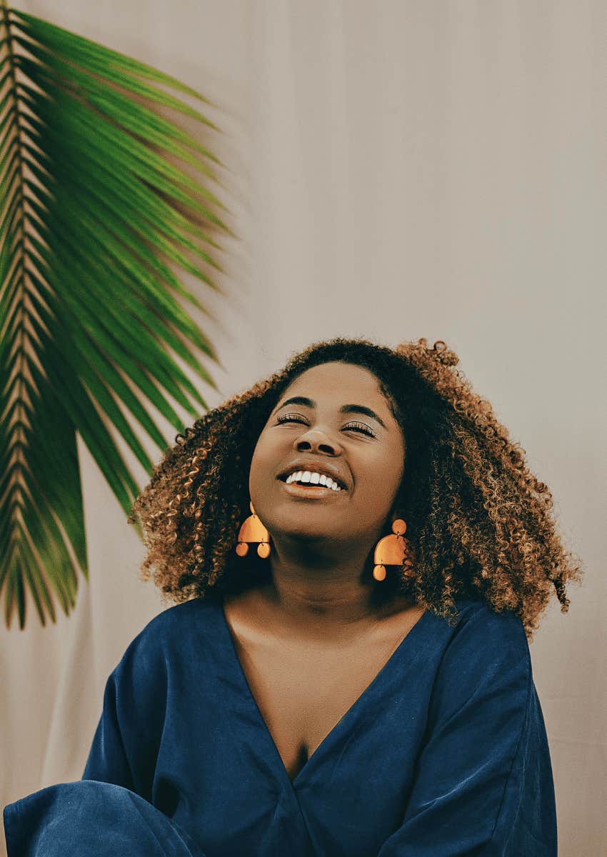 woman making time for peace