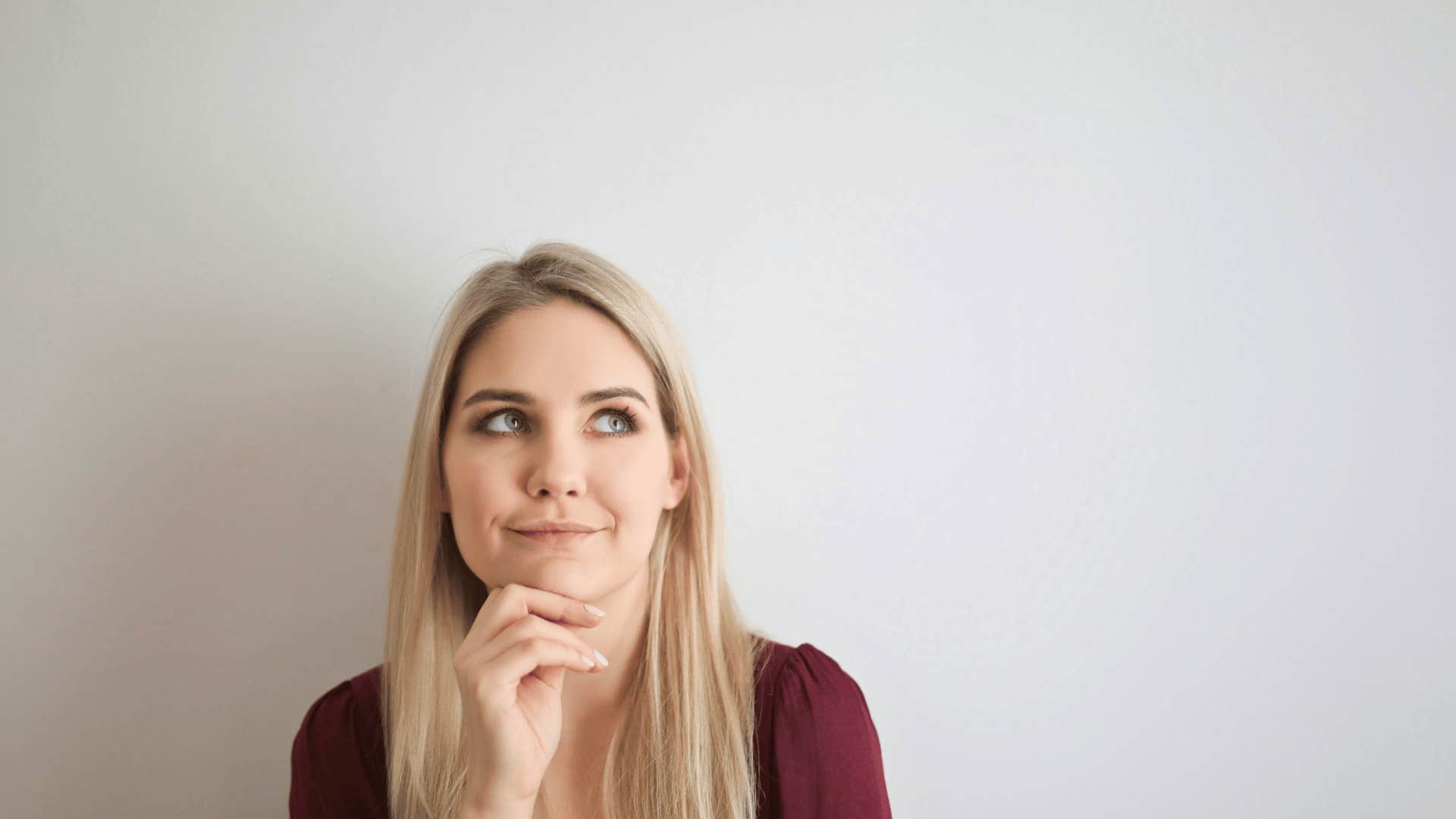 woman using self-talk to keep from spiraling