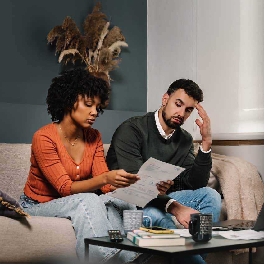 couple's personal life impacted because income doesn't match cost of living is impacted 