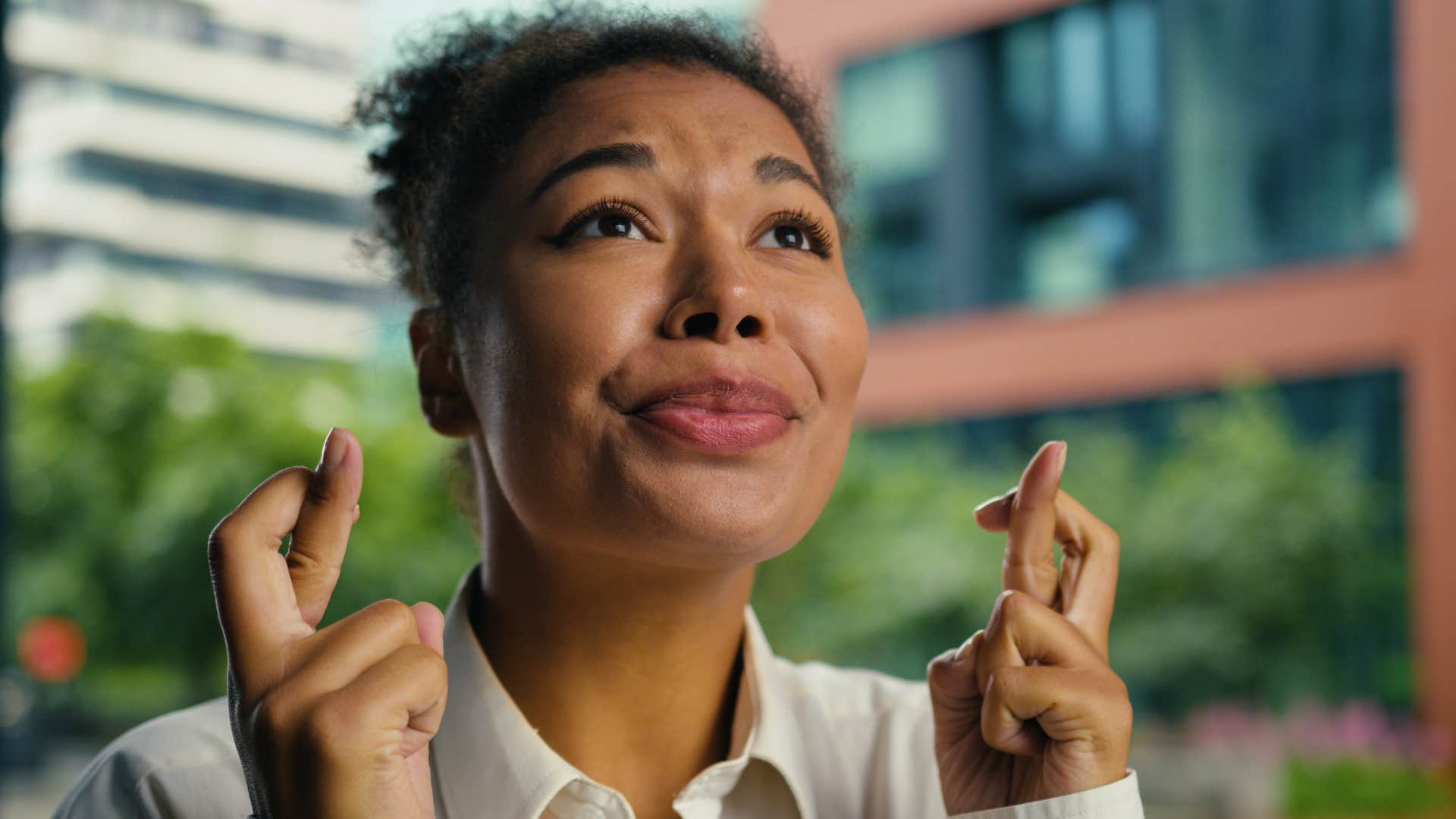 Hopeful person waits for a miracle instead of making a plan