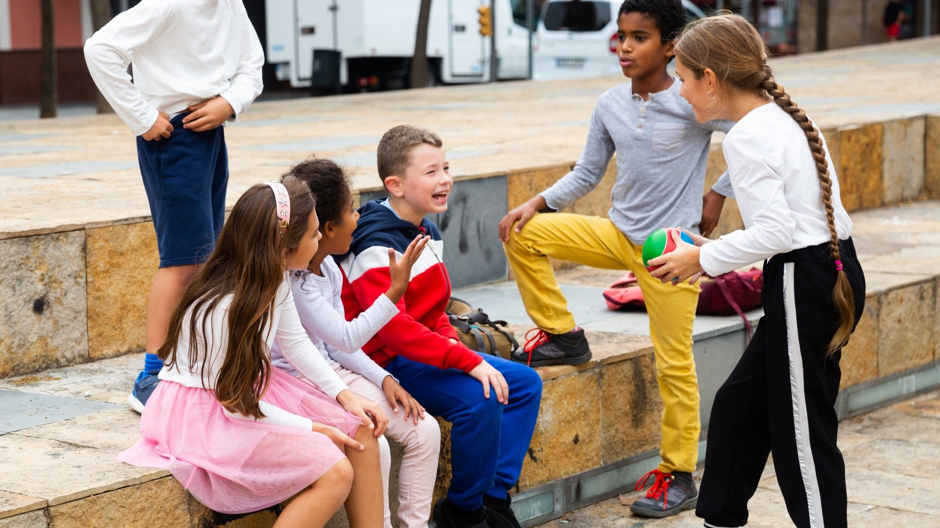 kids spending time with mixed age group that makes them more resilient