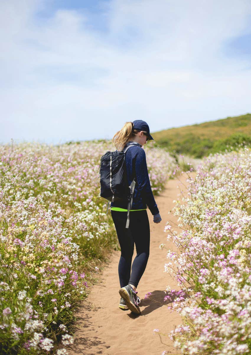 to become happier and peaceful with age go on walks and pay attention to the things they see