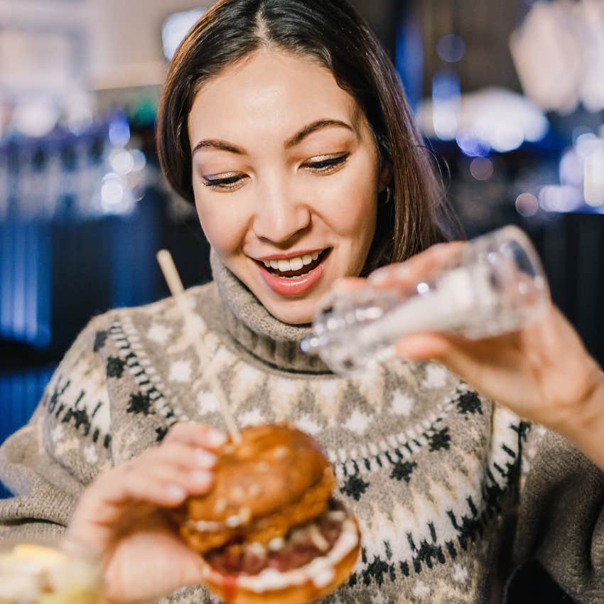 woman failing the salt and pepper test job interview
