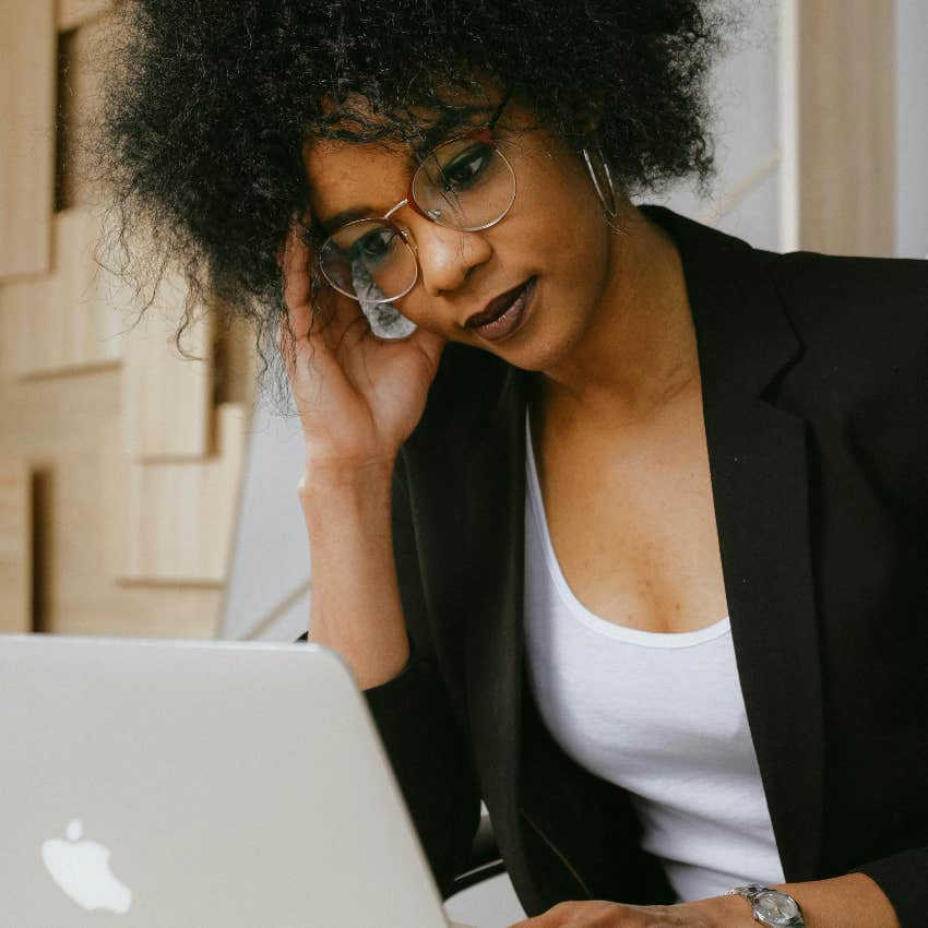 working woman benefitting from sick days exclusively for women