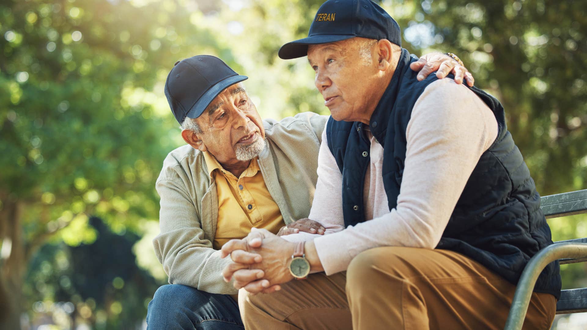Man who makes deep conversations feel casual at home.