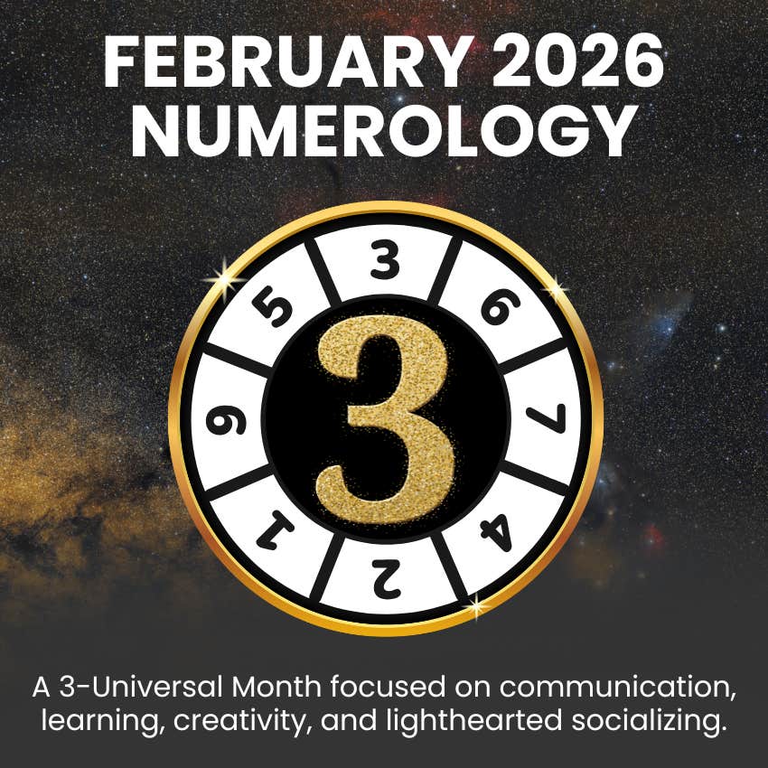 February 2026 numerology 3 universal month