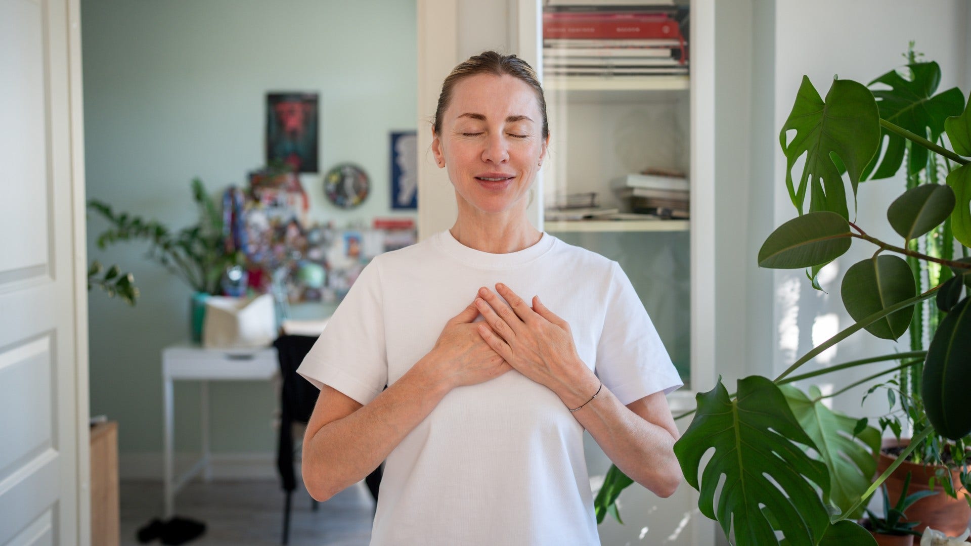 woman who feels more protective of her peace as she stops trying to fix everything