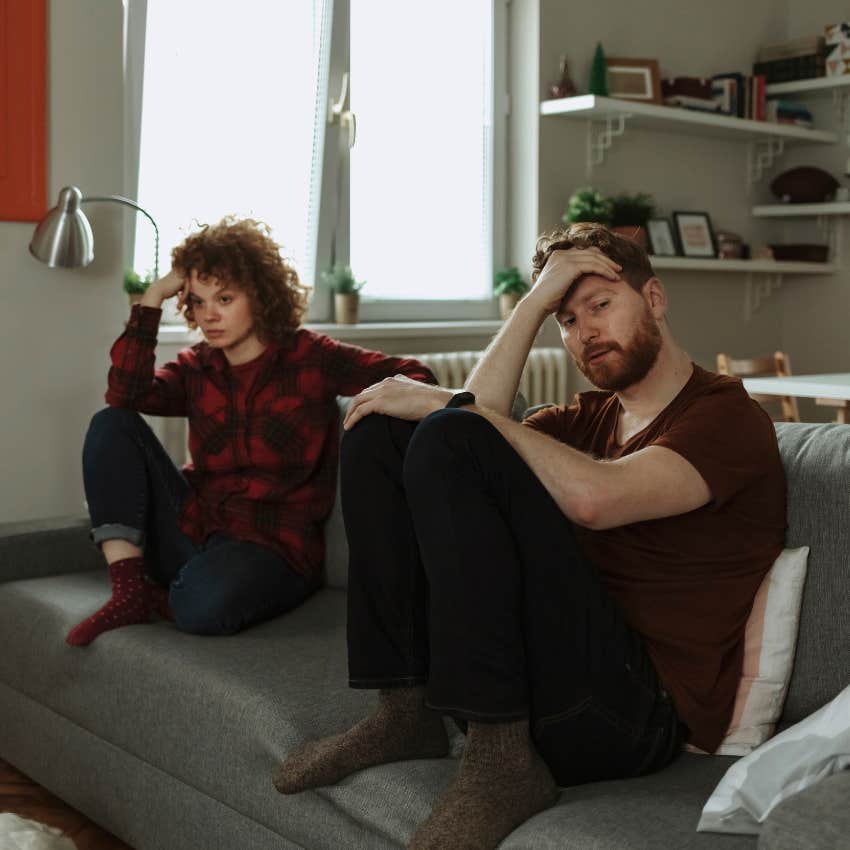 unhappy gen z couple marriage not good health