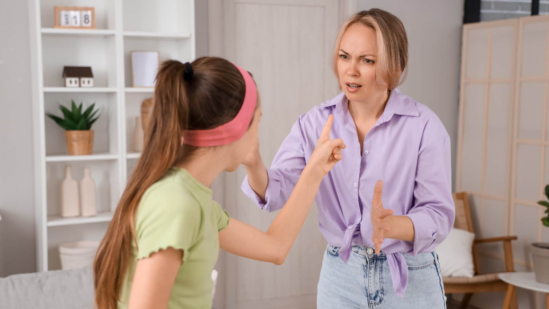 teenager whose grandparents are annoyed that her mom doesn't discipline her