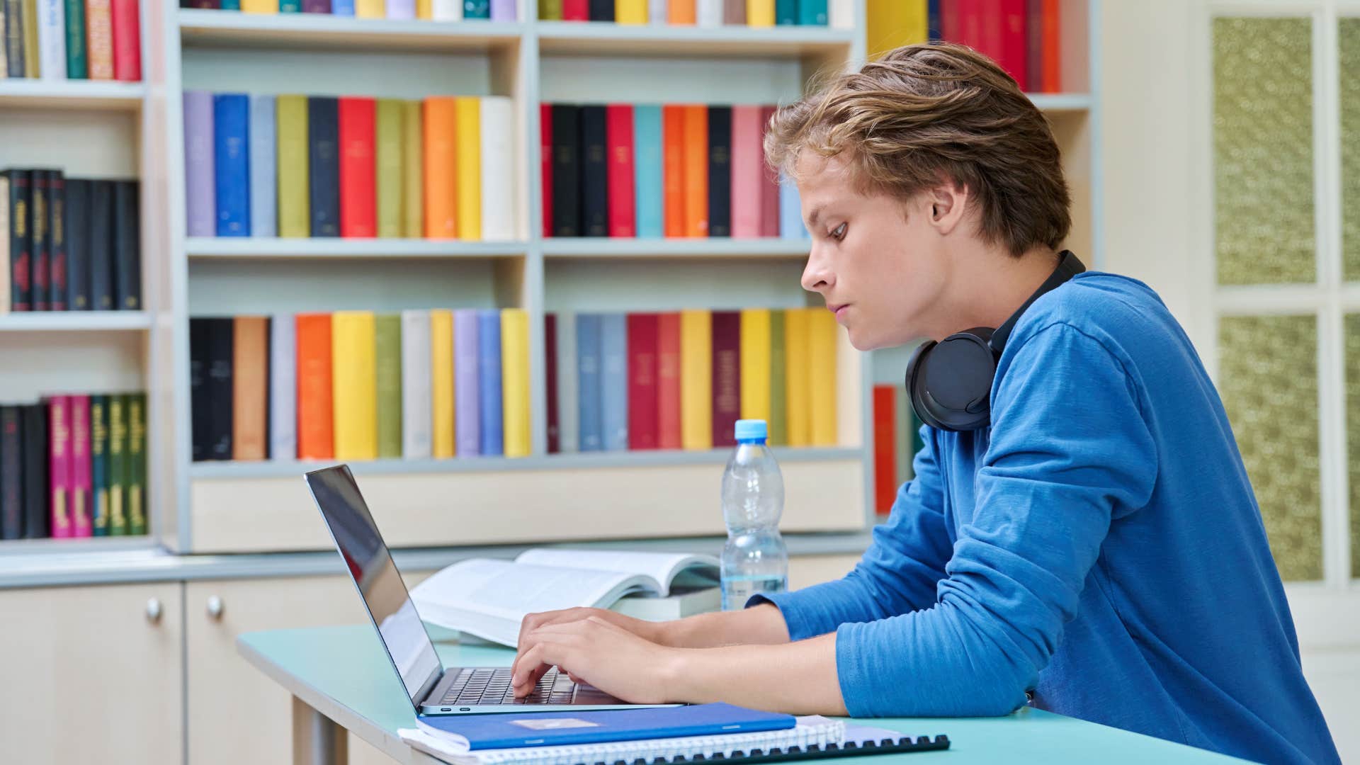 teenage boy whose grandparents are annoyed that his parents make non-traditional education choices