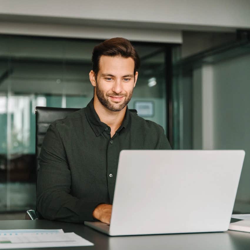 man who has the privilege of working a low paying internship to further his career