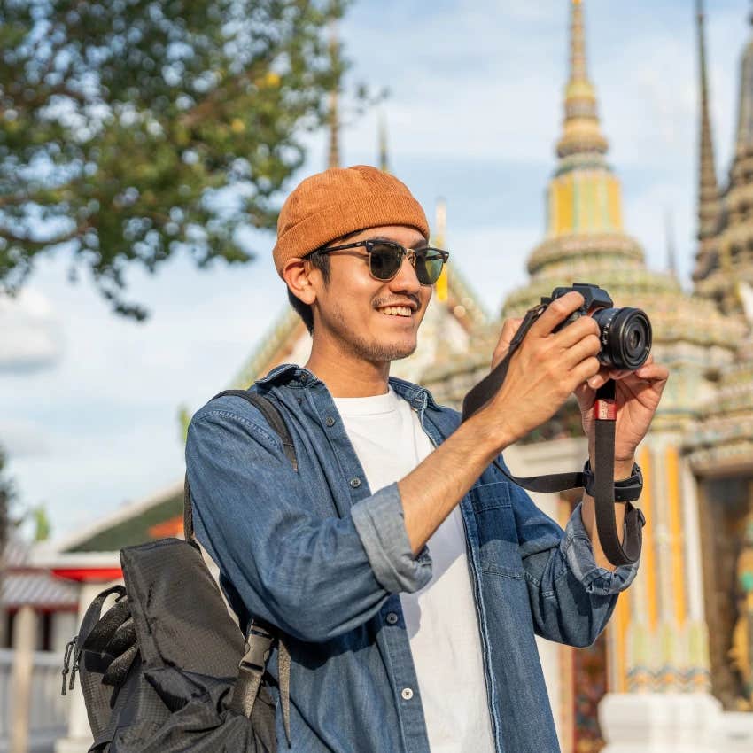 man who grew up privileged traveling without worrying about budget