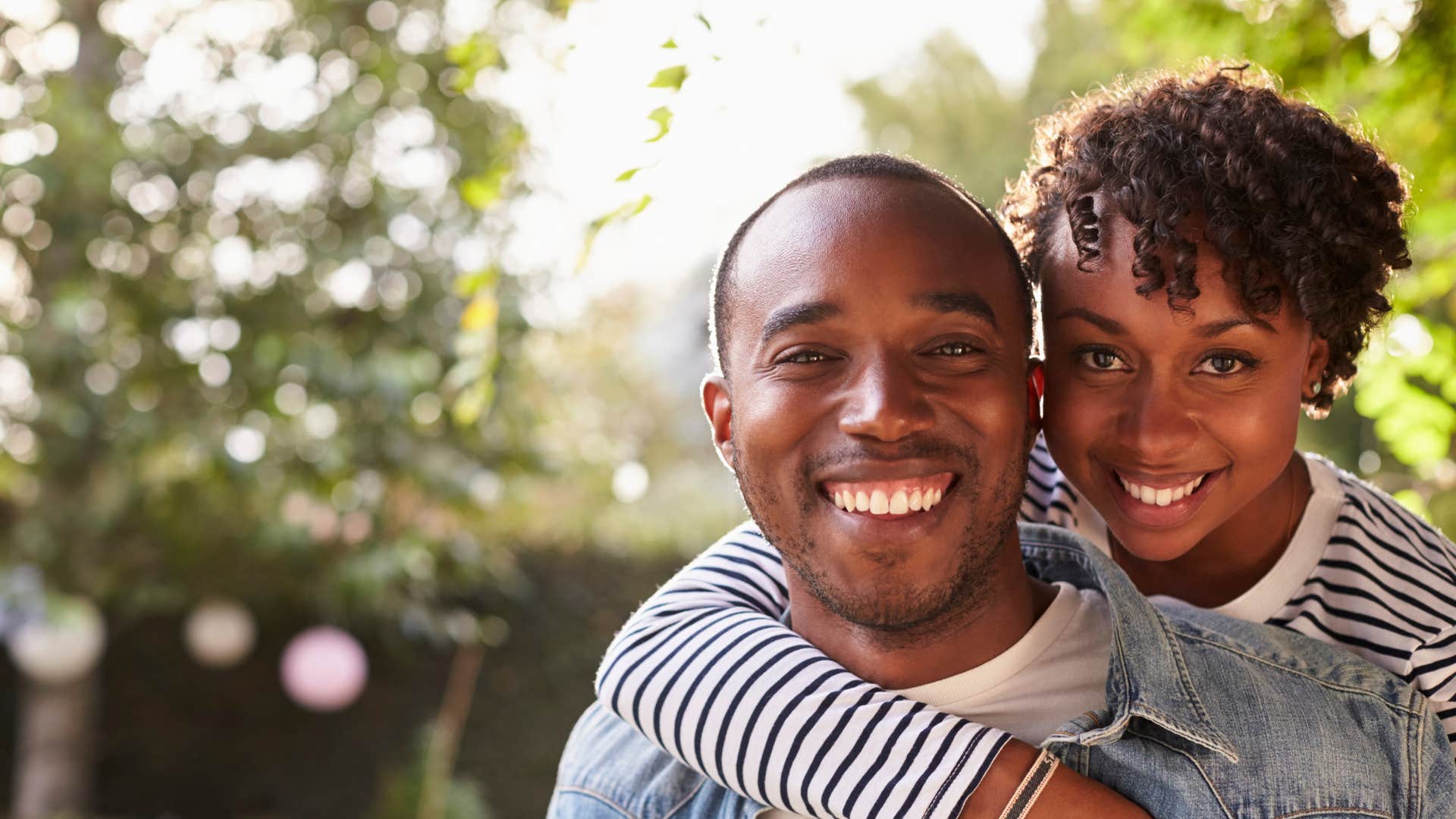 man who is in it for the long haul making eye contact