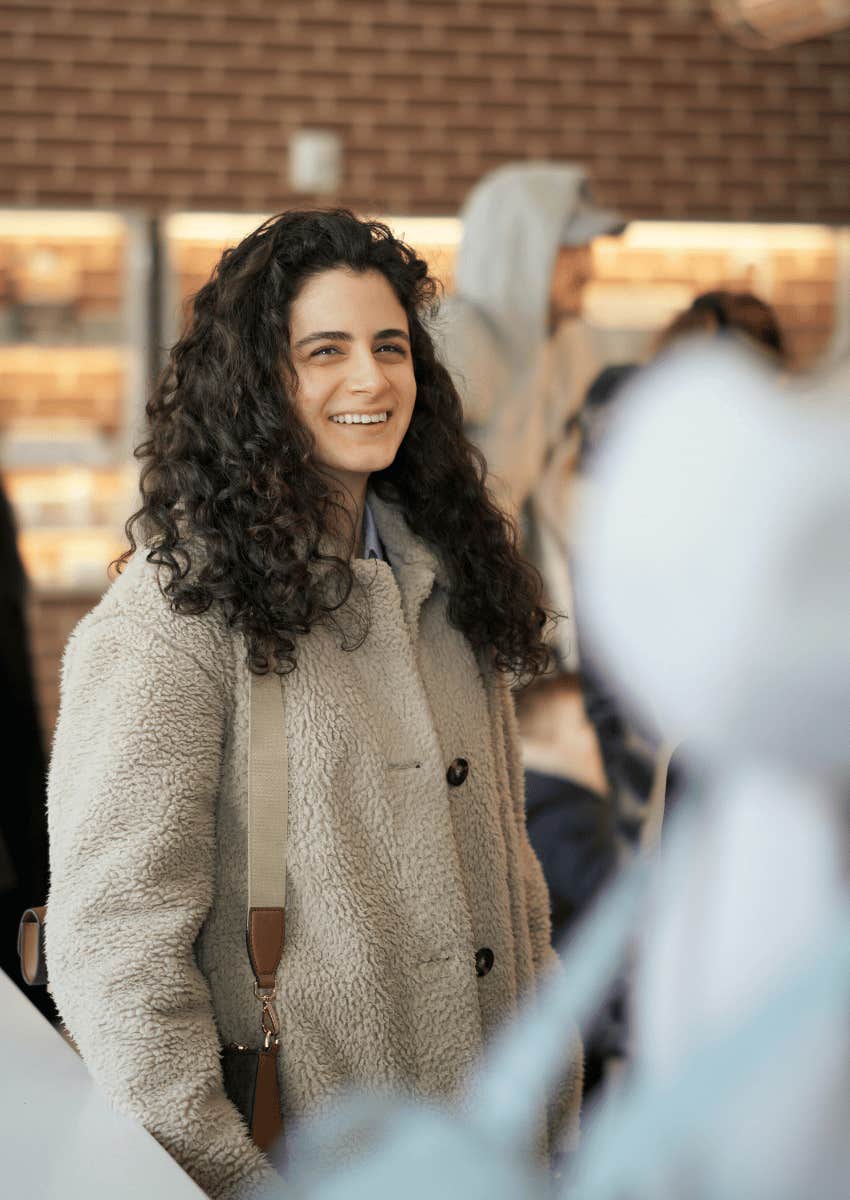 intelligent woman handling being replaced by meeting new people