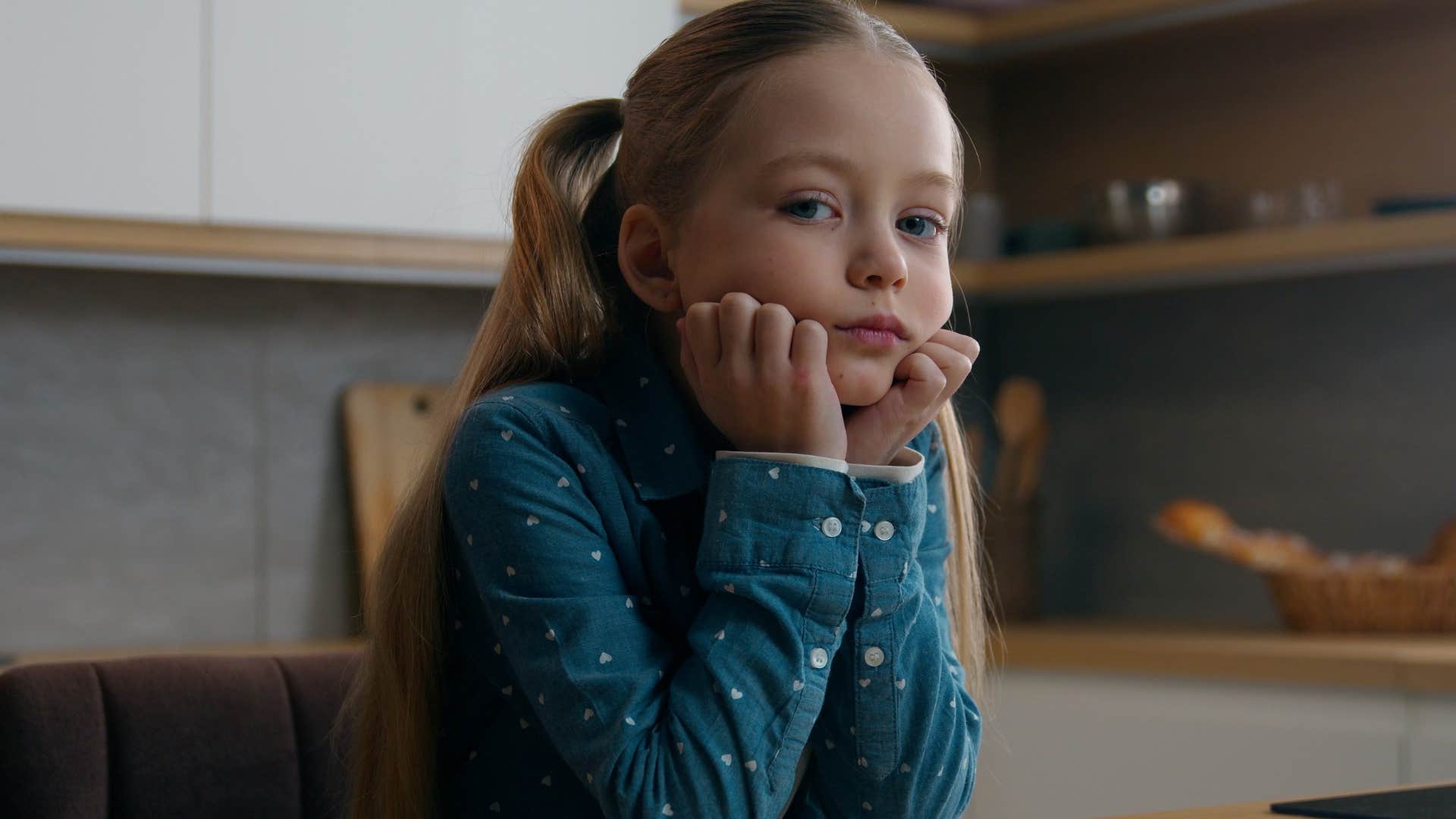 Kid who learned to assess risk sitting alone at home.