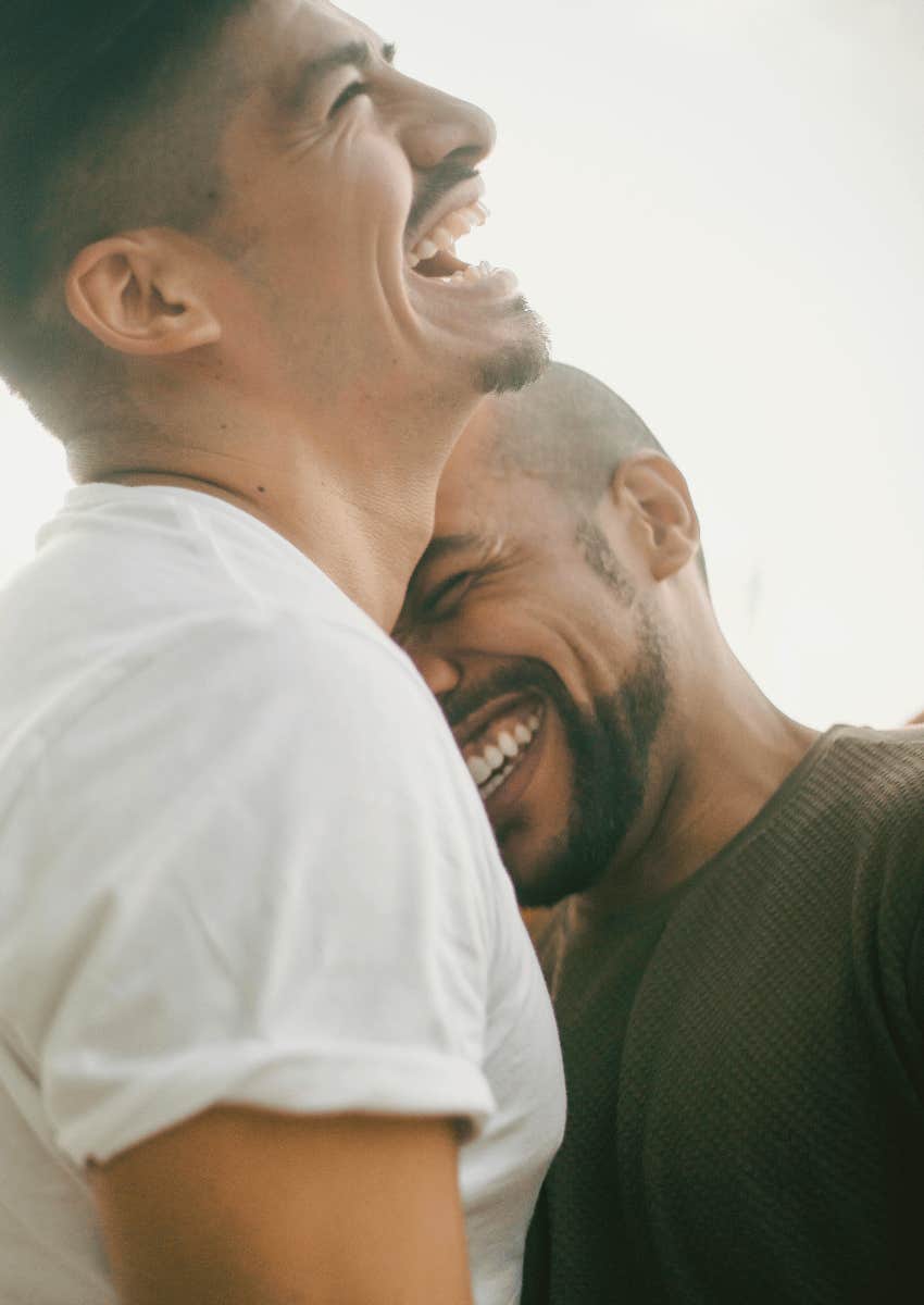 laughing couple