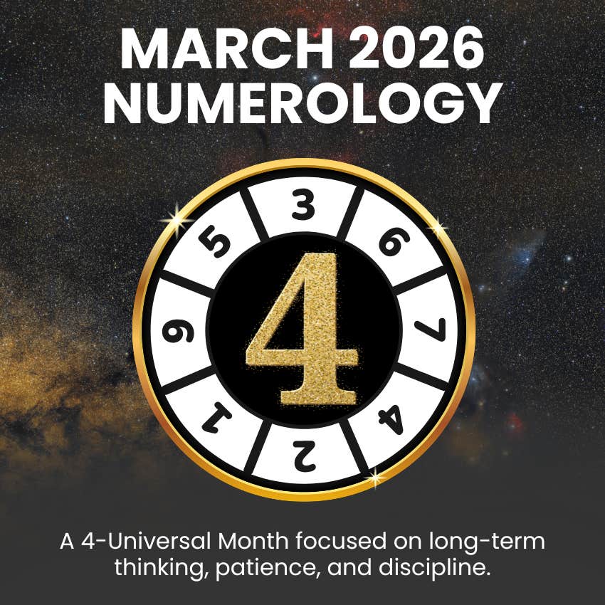 March 2026 numerology 4 universal month