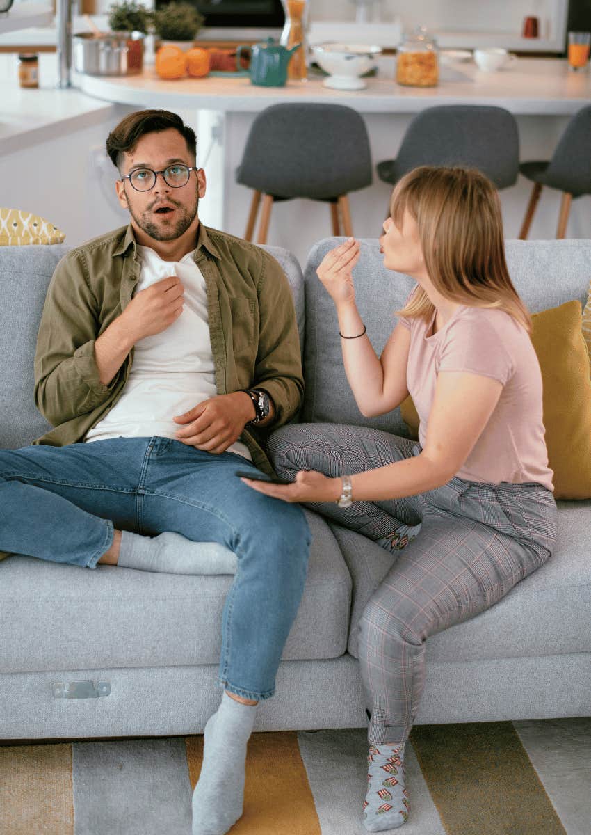 men love you but can walk away when they always feel like they're on their toes