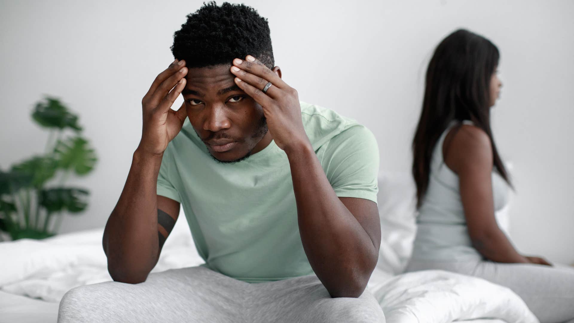 man who loves deeply but guards himself carefully fighting his own feelings