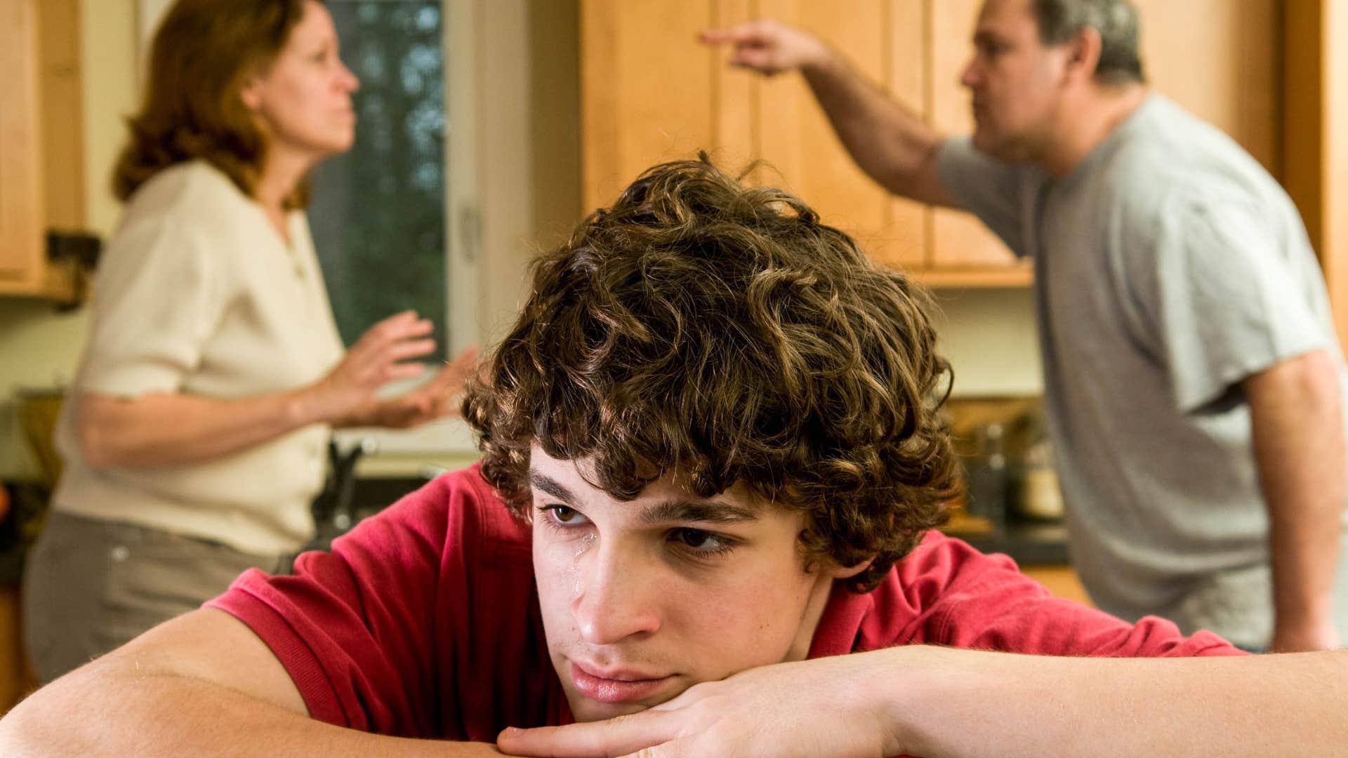 young teenage boy in home where love was conditional