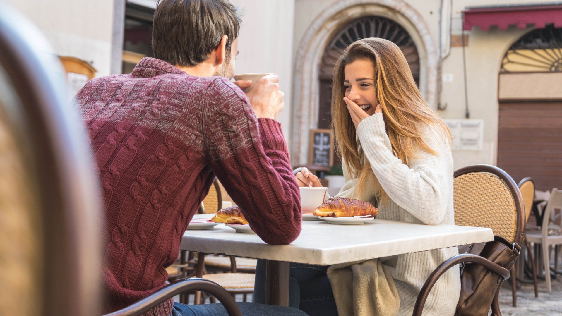 man getting easily attached to woman who asks follow-up questions