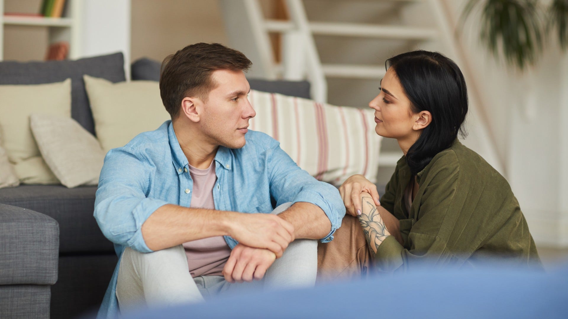 man getting easily attached to woman who listens without trying to fix things