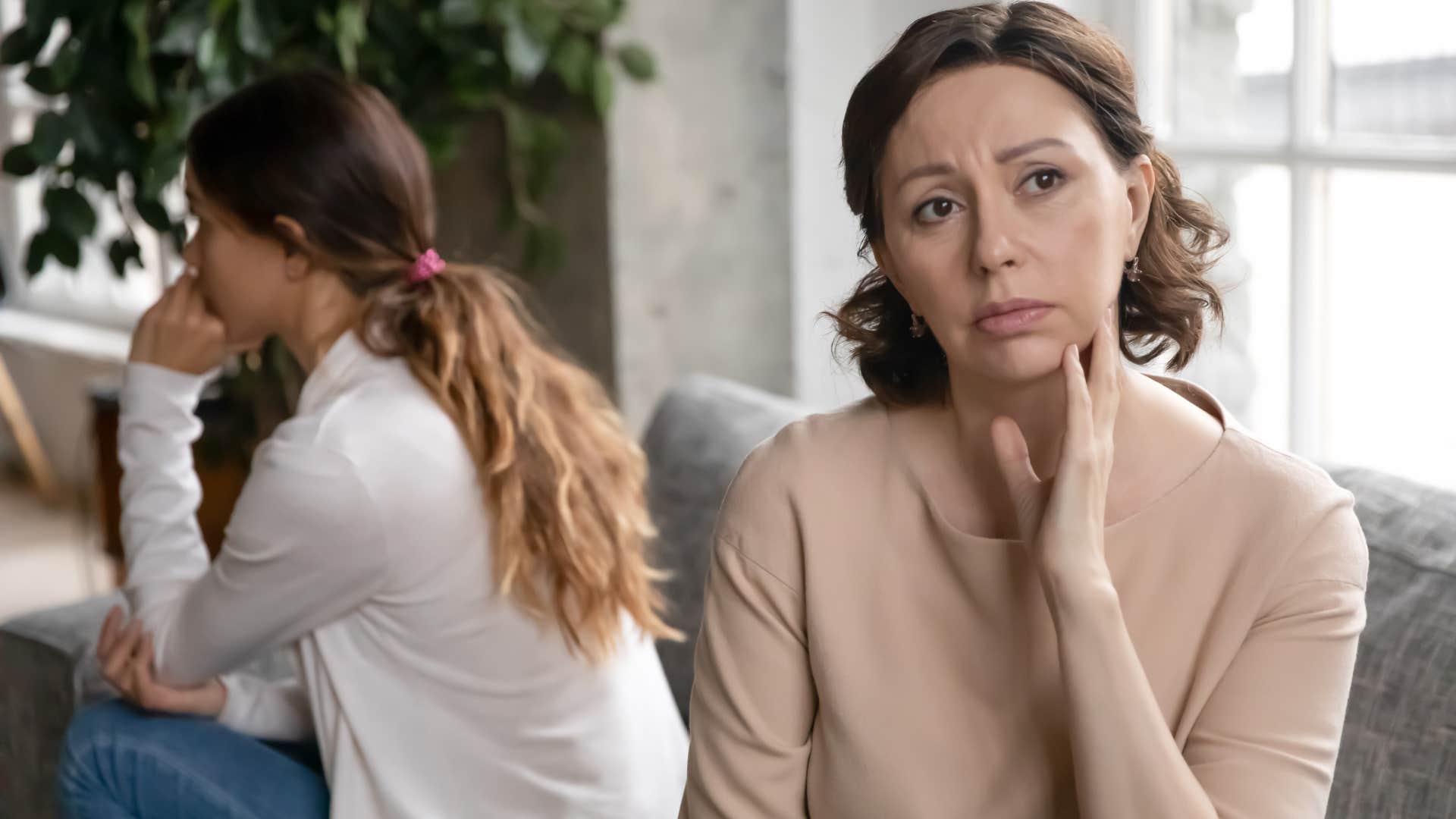 mom upset with adult daughter for not being grateful