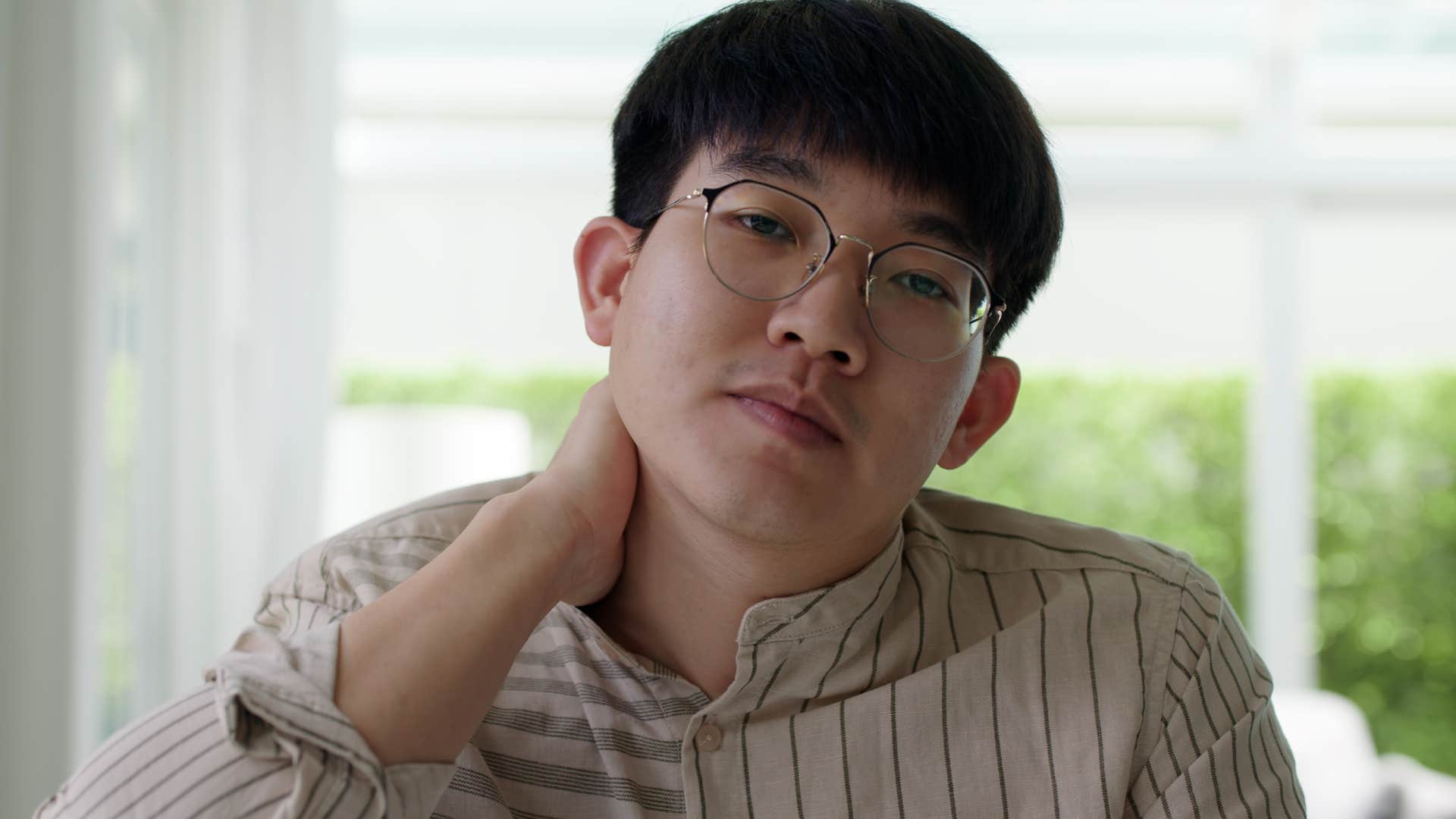 young man who never felt securely loved as a boy deflecting compliments and praise as an adult