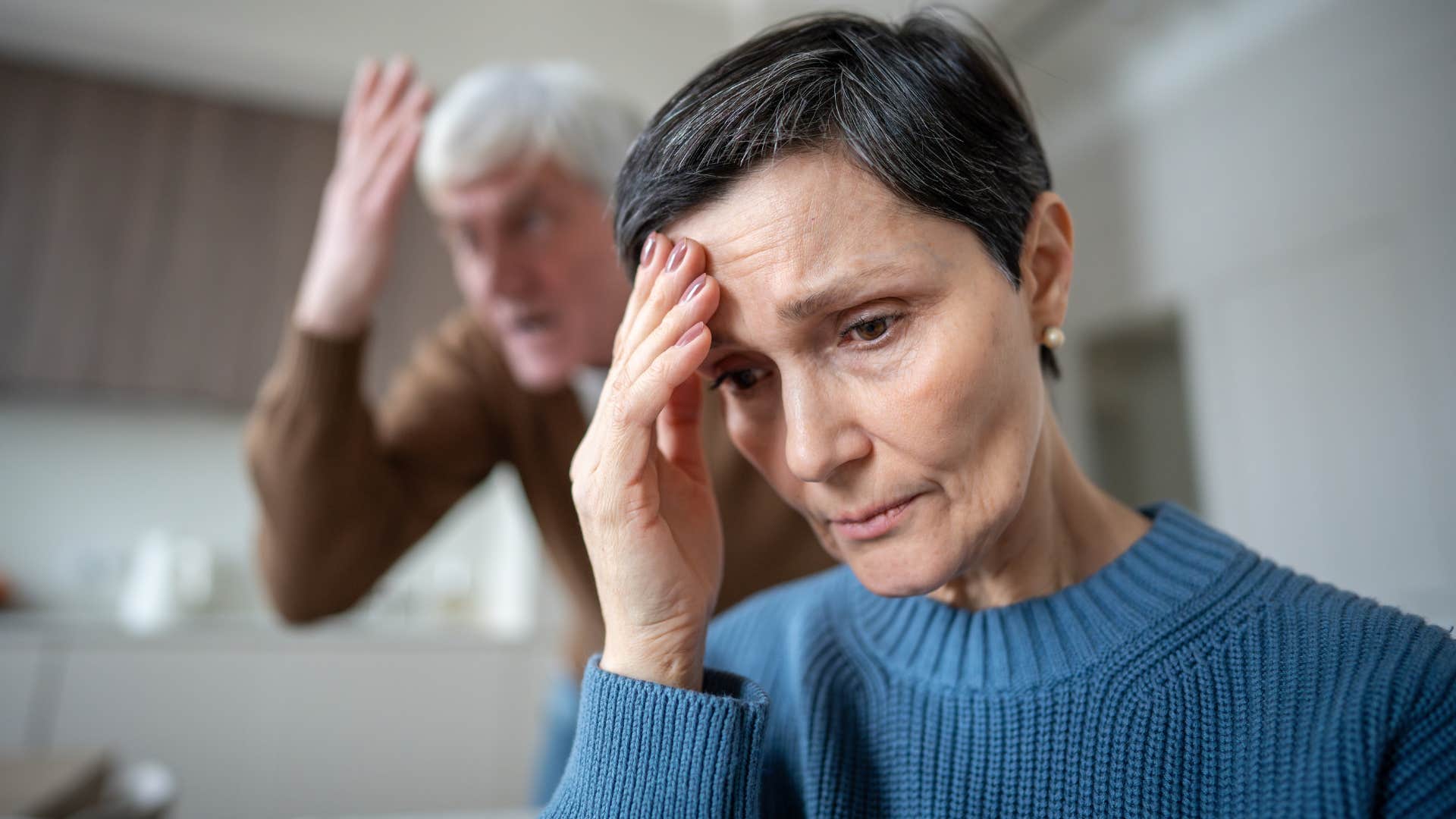 woman feeling guilty for expressing her concerns in marriage