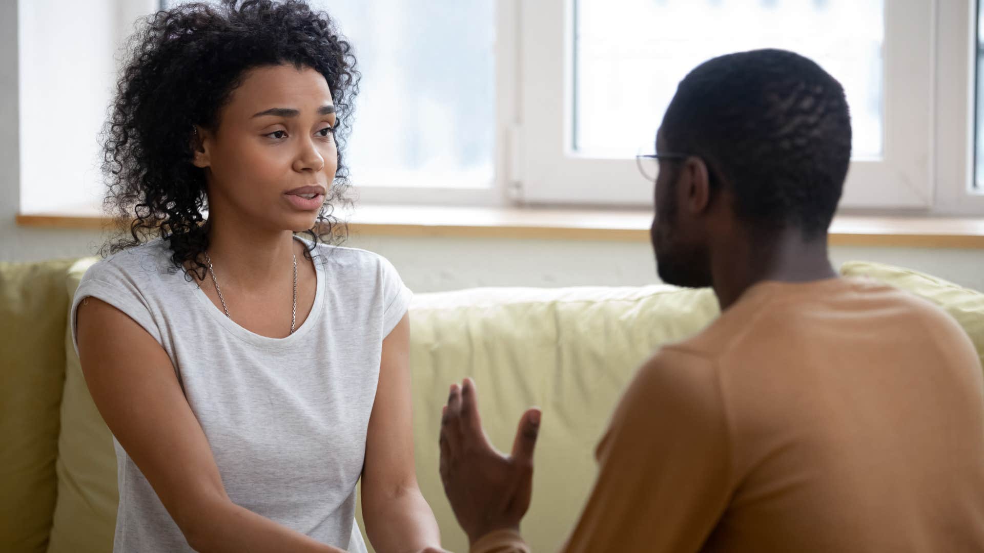 Kind person explains to partner showing break up with no blame