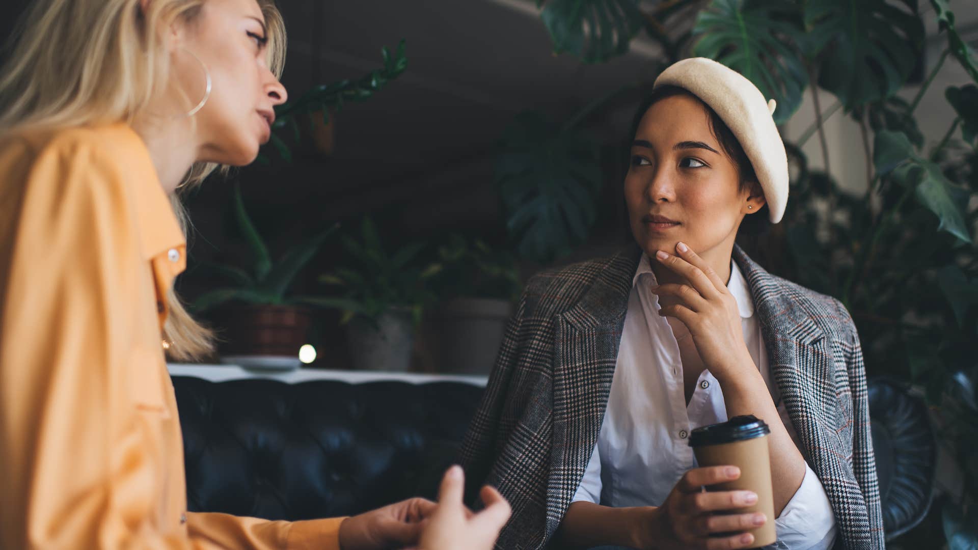 friend who wants to gossip about someone's life asking so what's going on with you lately