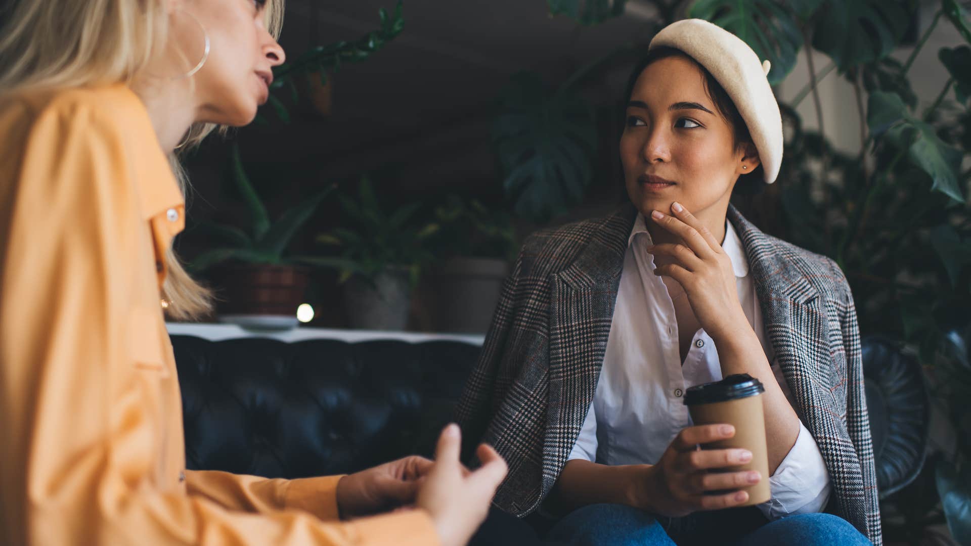 woman who doesn't try to impress anyone saying that's not for me