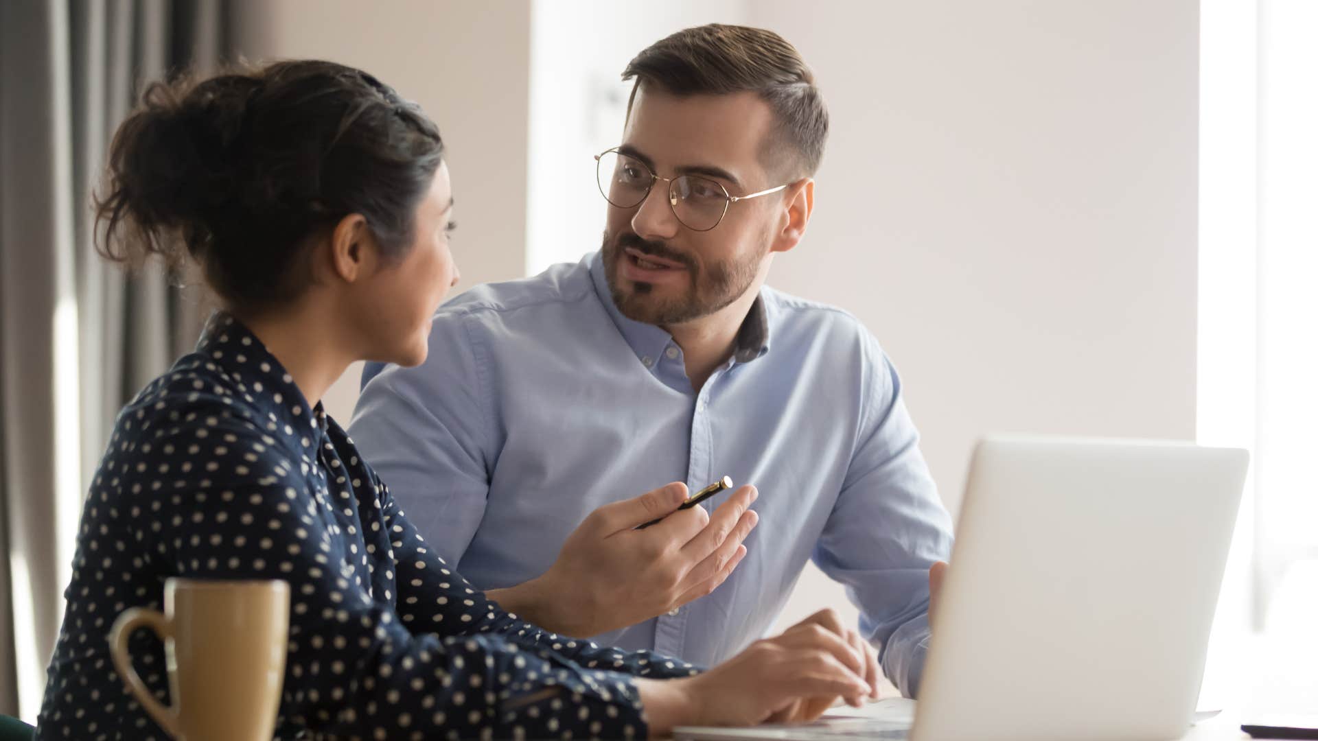man who doesn't try to impress anyone saying that makes sense