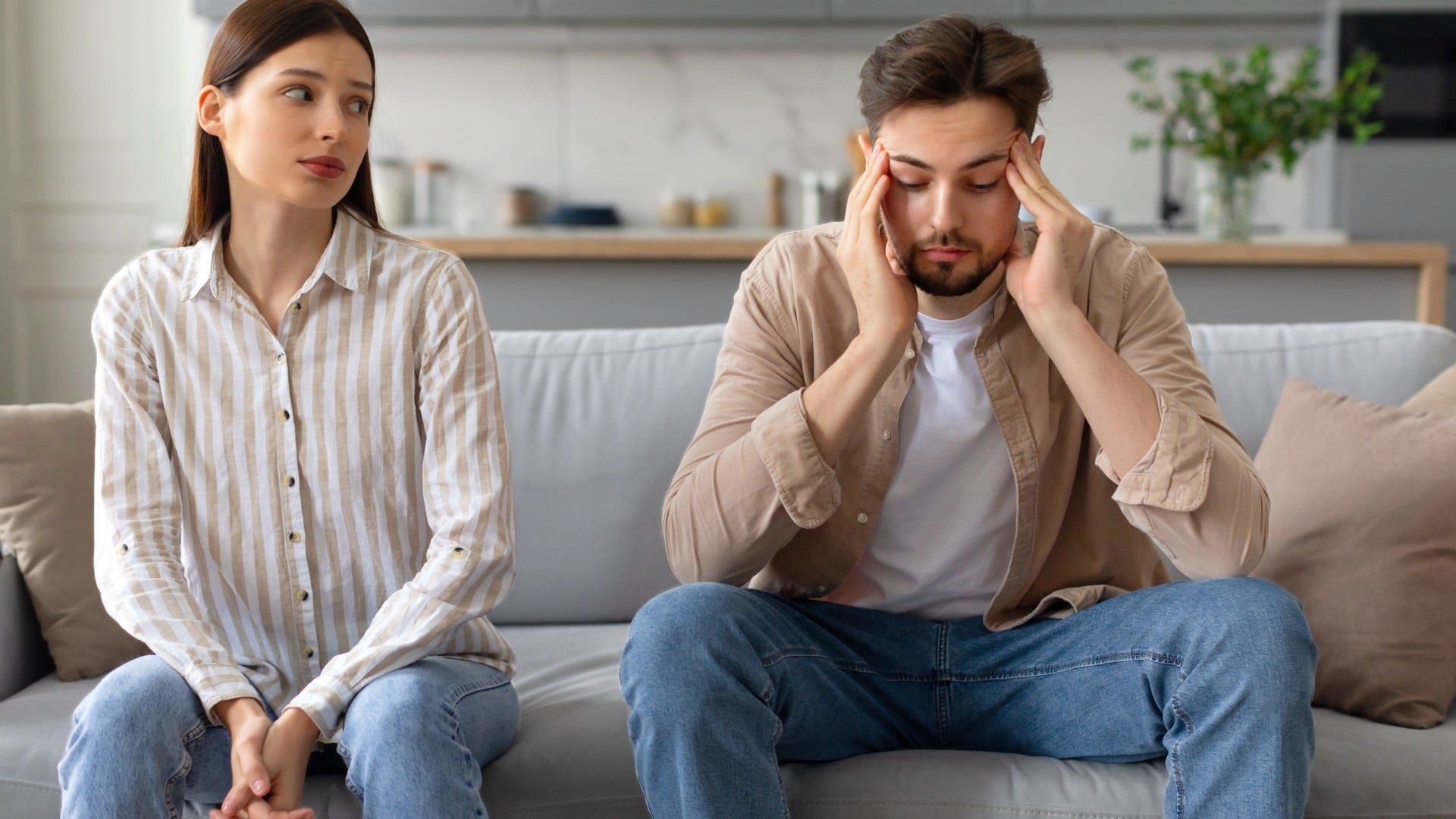 man who loves deeply pulling back when emotionally overwhelmed