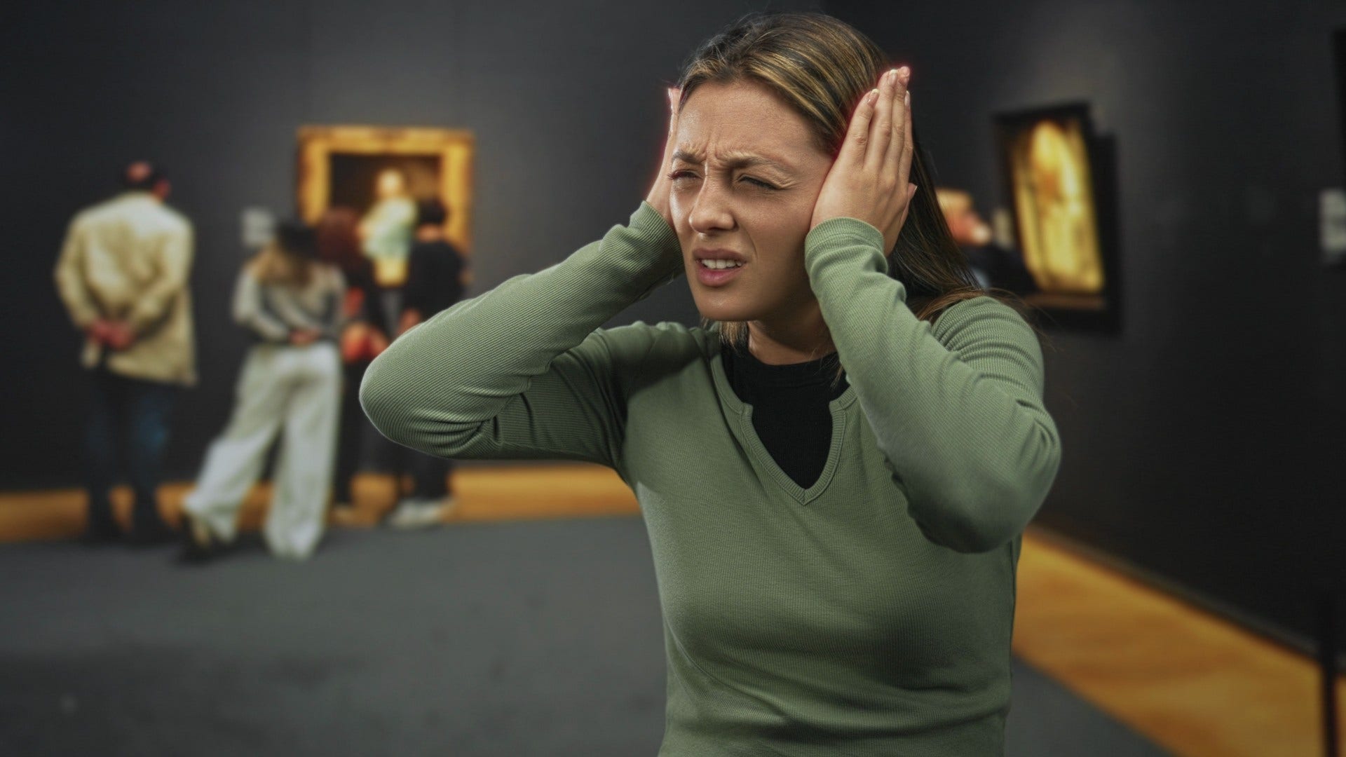 woman who prefers doing things slowly getting overstimulated easily