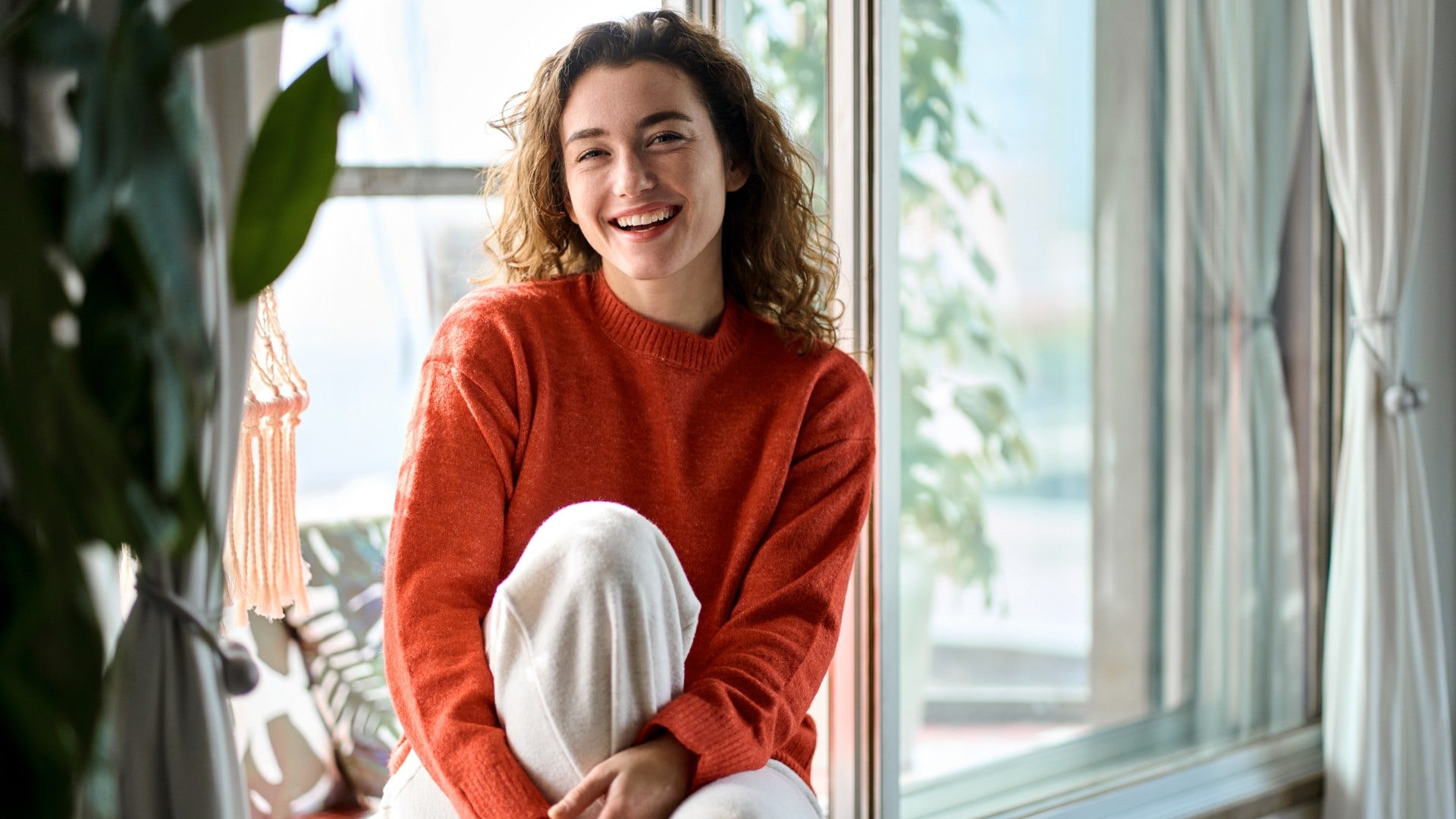 woman who struggles to turn her brain off as she is naturally curious