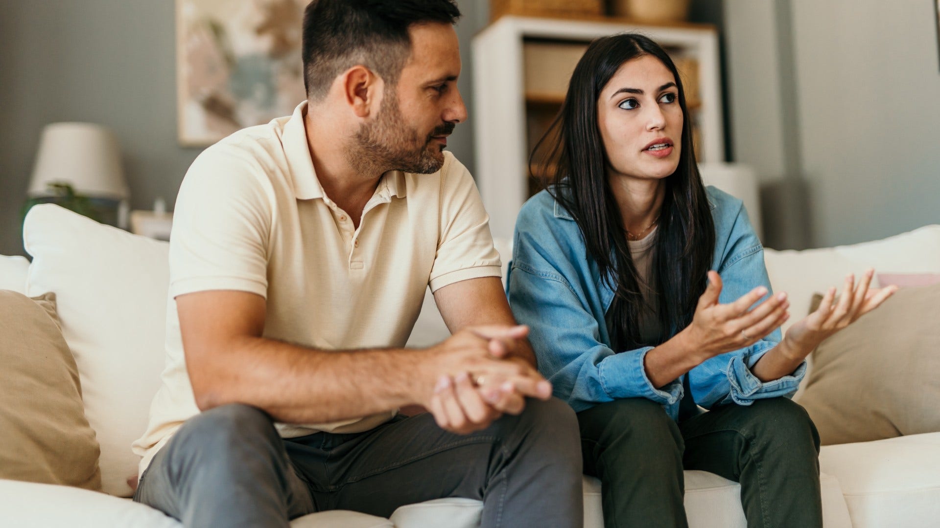 woman who is too nice for her own good saying it's okay i'll adjust