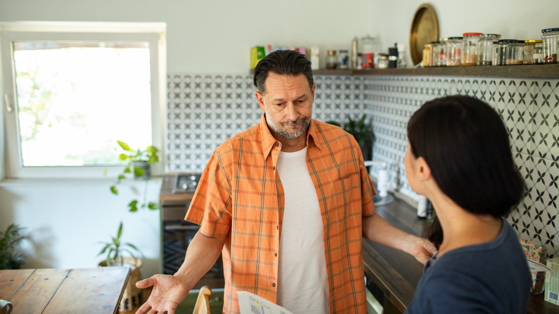 man who wants to hear the full story feeling comfortable discussing an uncomfortable topic