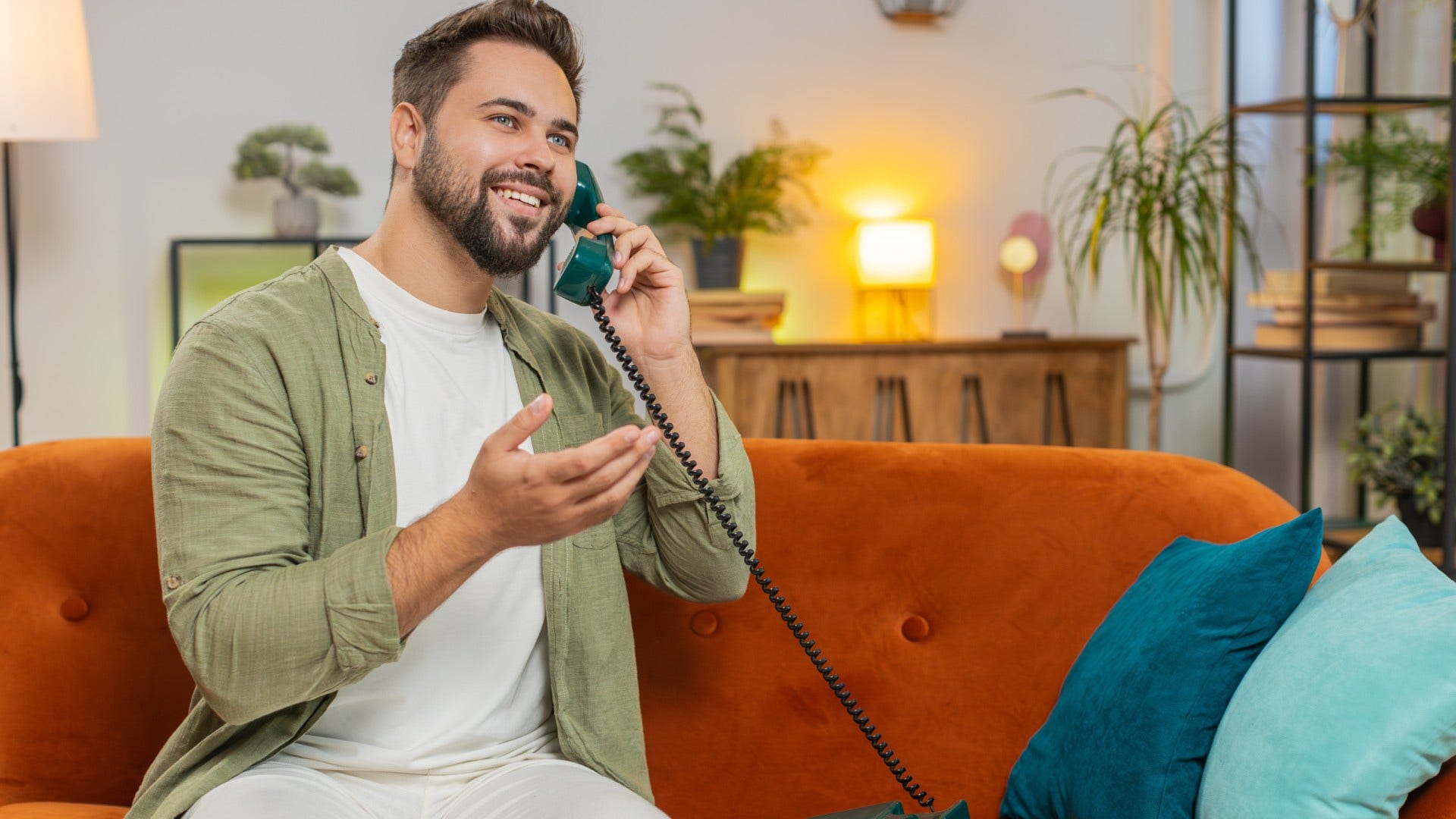 man who answers every call immediately because he grew up in a household where calls were treated as urgent